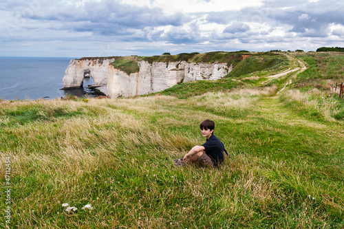 Photo: Cliffs of Etretat, Normandy, France Cliffs of Etretat, Normandy, France