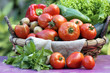 some fresh vegetables
