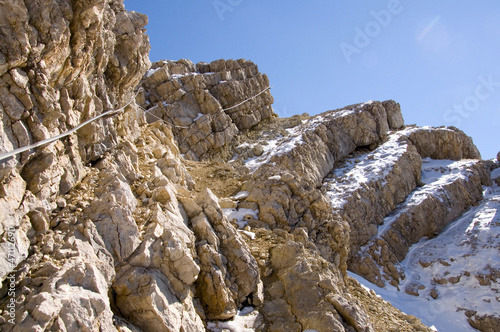 Photo: Klettersteig - Tofana Di Dentro - Dolomiten - Alpen Klettersteig - Tofana Di Dentro - Dolomiten - Alpen