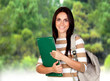 Photo: Attractive student girl Attractive student girl