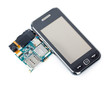 Disassembled phone