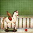 Illustration: wooden Horse wooden Horse