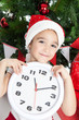 Lovely little girl at Christmas time