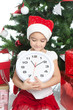 Lovely little girl at Christmas time
