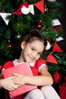 Lovely little girl at Christmas time