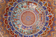 Painted dome ceiling of a haveli, shekhawati.