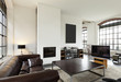 beautiful house, interior, view of the living room
