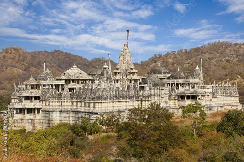 Photo: Chaumukha Mandir - Jain Temple, Ranakpur. Chaumukha Mandir - Jain Temple, Ranakpur.