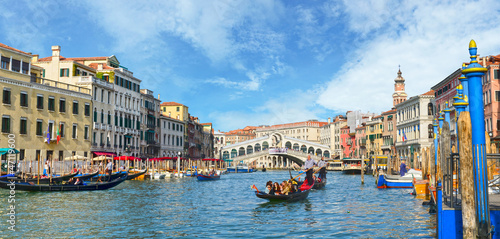 Photo: Venice, View from Rialto Bridge. Italy. Venice, View from Rialto Bridge. Italy.