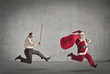 Photo: Escaping Santa Claus Escaping Santa Claus