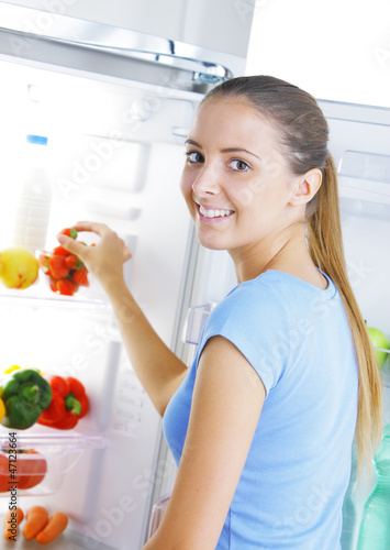Photo: strawberry in the refrigerator strawberry in the refrigerator
