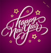 HAPPY NEW YEAR hand lettering (vector)