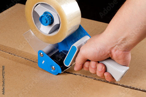 Photo: Packaging tape dispenser Packaging tape dispenser