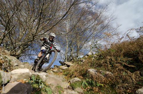 Photo: Rider in action Rider in action