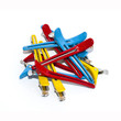 hair clips on a white background