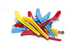 hair clips on a white background