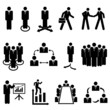 Businessmen, teams and teamwork
