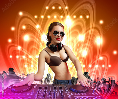 Photo: dj and mixer dj and mixer