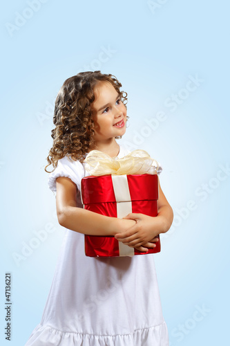 Photo: portrait of a cute little girl portrait of a cute little girl