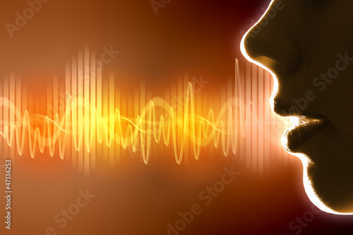 Photo: Sound wave illustration Sound wave illustration