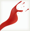 Vector: Paint splash isolated on white background Paint splash isolated on white background