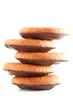 cookies wiyh jelly stuffing and chocolate icing