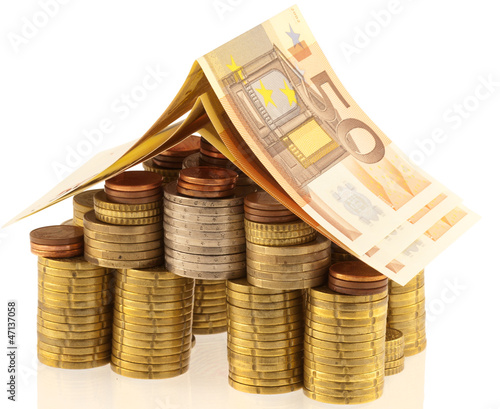 Photo: concept maison-argent concept maison-argent
