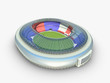 sport arena. stadium 3d illustration