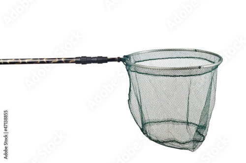 Photo: Net for butterflies on white Net for butterflies on white