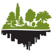City and forest