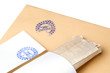 paper envelope stamped "Top Secret",concept on classified materi