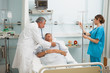 Photo: Doctor checking heartbeat of patient with stethoscope Doctor checking heartbeat of patient with stethoscope