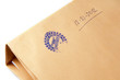 paper envelope stamped "Top Secret",concept on classified materi
