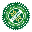 100% Gluten Free Food Label