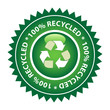 100% Recycled Green Label