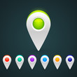 GPS Color Map Icons
