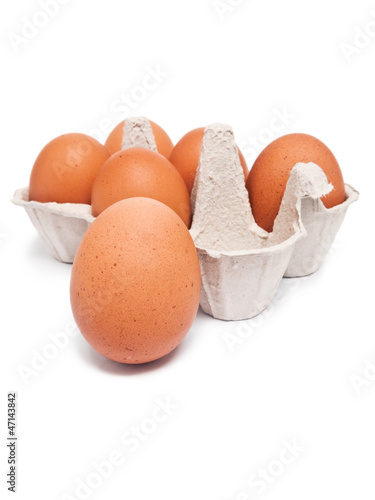 Photo: Eierkarton mit 6 Eiern Eierkarton mit 6 Eiern