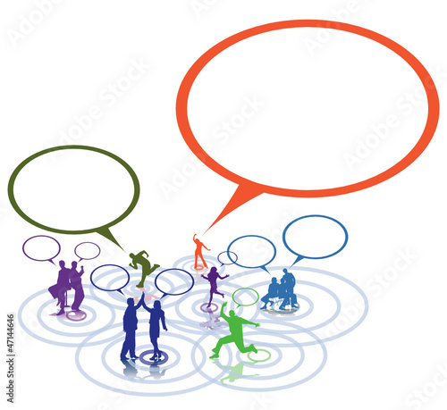 Vector: Réseau social Réseau social