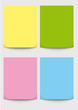 Papier 4 couleurs incurvées