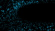 Dynamic animated light particle, HD 1080p, loop.