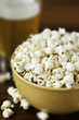 Popcorn in a bowl