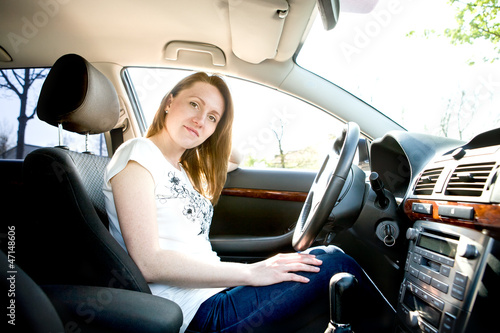 Photo: driving girl driving girl