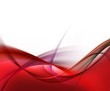 Abstract fashion red fractal waves
