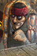 Graffitti in an underground passage in Eger, Hungary