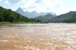 Landscape with the Mekong river