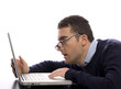 Foto: stressed comuter worker stressed comuter worker