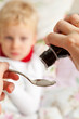Medicine liquid syrup for flu and cold healthcare