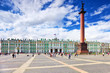 View Winter Palace  in  Saint Petersburg. Russia.