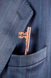 Rusty key in pocket