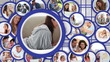 Mouse icon selecting media communication video from many